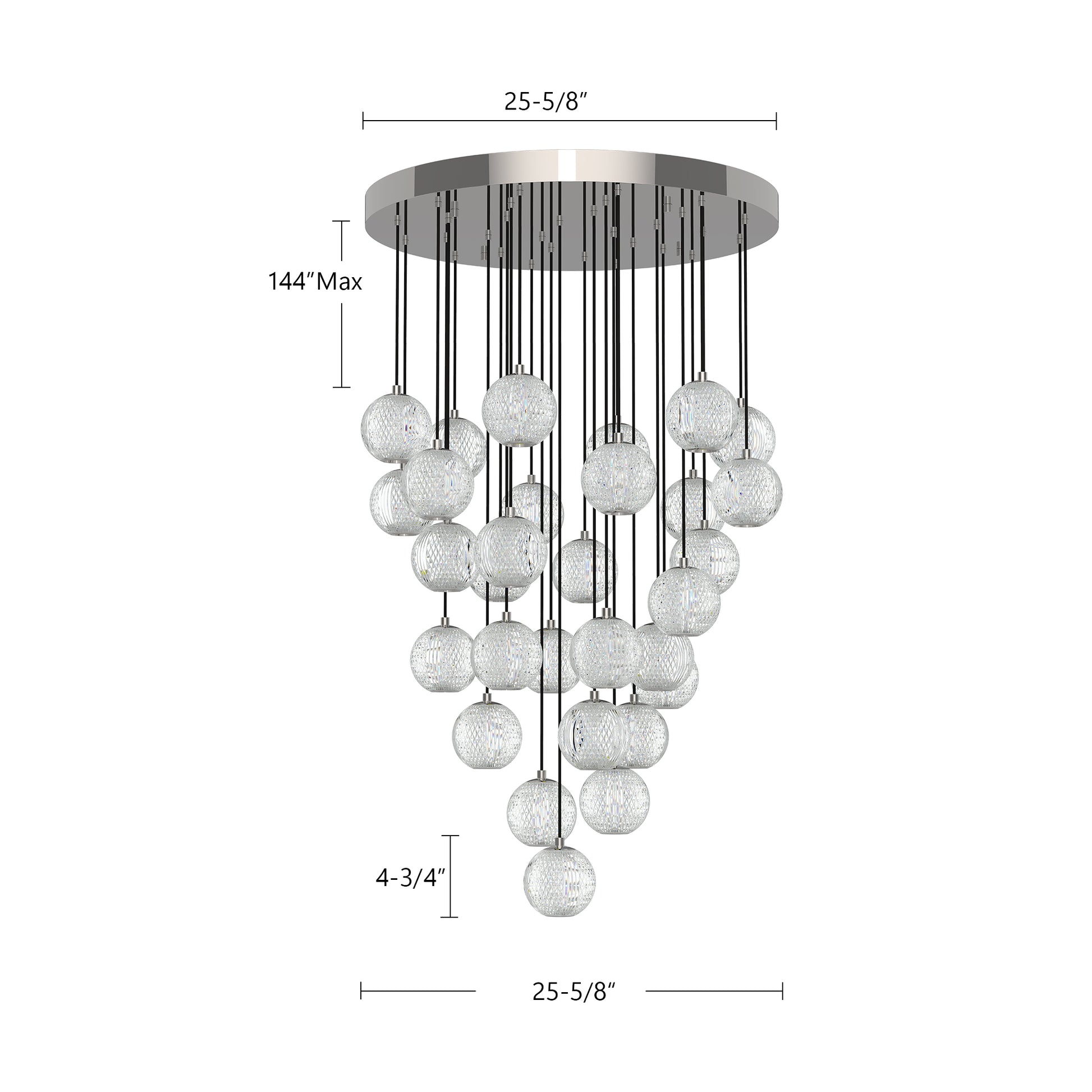 Marni 30 Light Multi Pendant