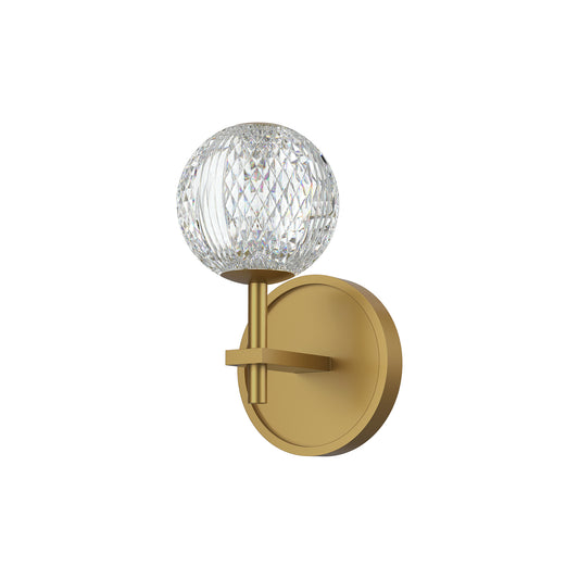 Marni 5-in Polished Nickel LED Wall/Vanity