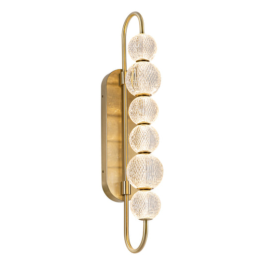 Marni 28-in Polished Nickel LED Wall/Vanity