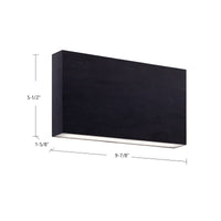 Mica 10-in Brushed Gold LED Wall Sconce