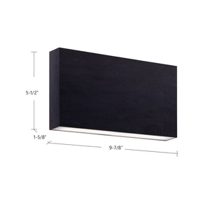 Mica 10-in Brushed Gold LED Wall Sconce