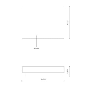 Mica 10-in Brushed Gold LED Wall Sconce