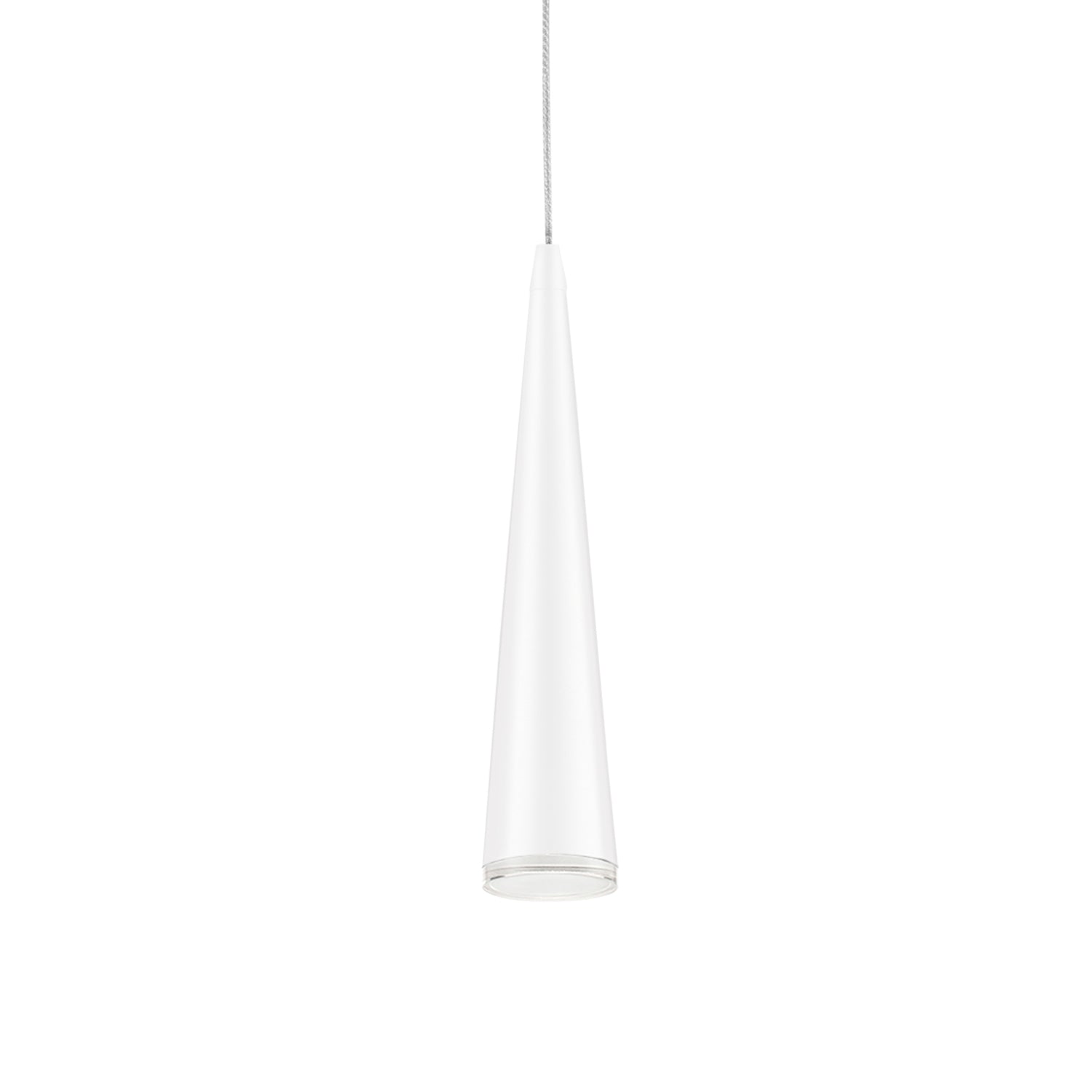 Mina 12-in Brushed Nickel LED Pendant