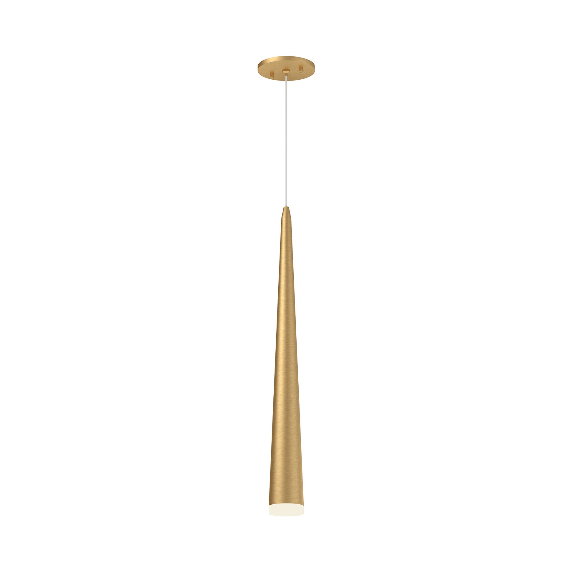 Mina 24-in Brushed Nickel LED Pendant