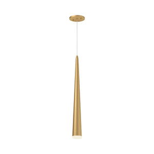 Mina 24-in Brushed Nickel LED Pendant