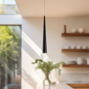 Mina 24-in Brushed Nickel LED Pendant