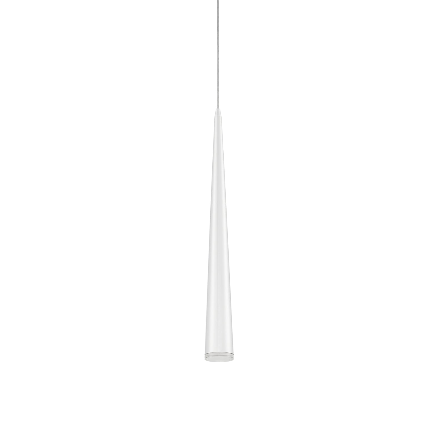 Mina 24-in Brushed Nickel LED Pendant