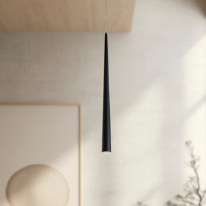 Mina 36-in Brushed Nickel LED Pendant