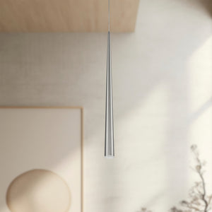 Mina 36-in Brushed Nickel LED Pendant