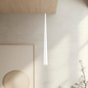 Mina 36-in Brushed Nickel LED Pendant
