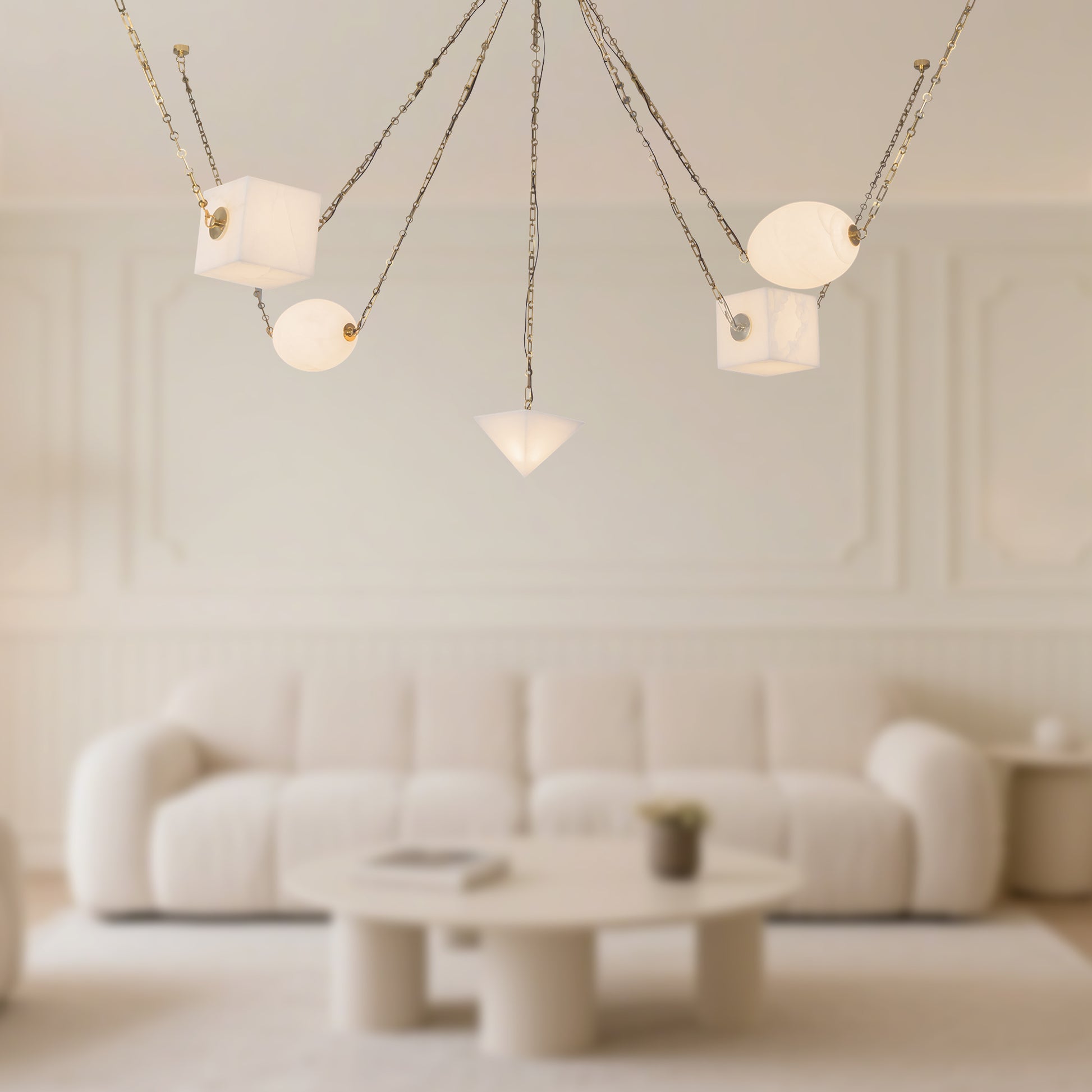 Mineral Chandelier
