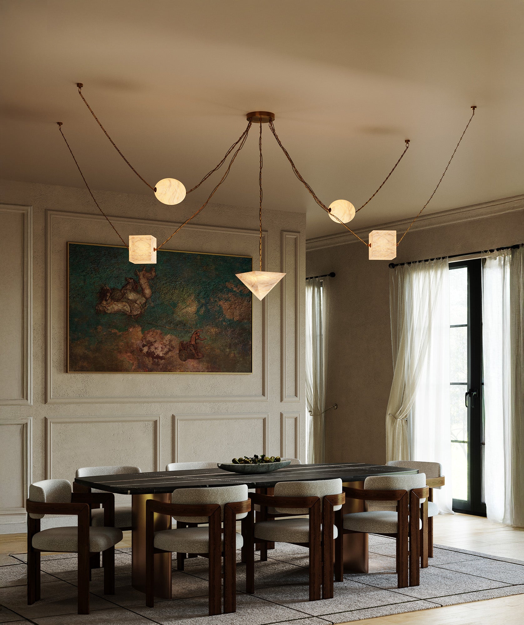 Mineral Chandelier