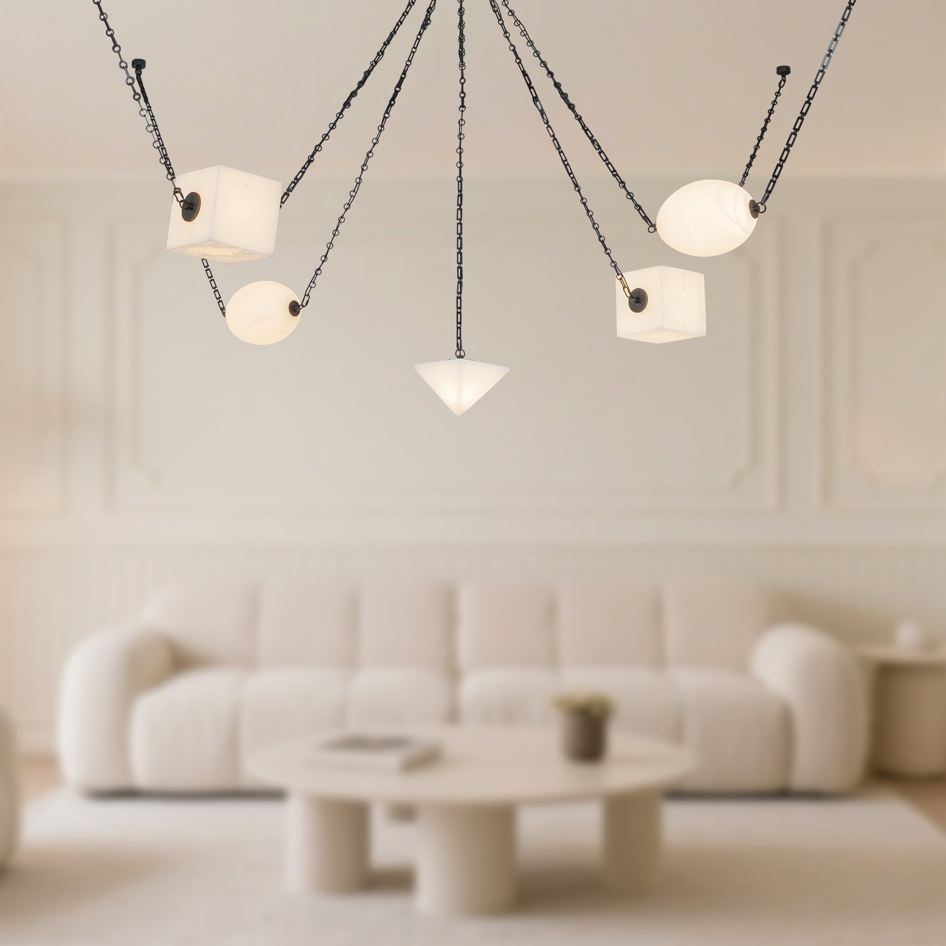 Mineral Chandelier