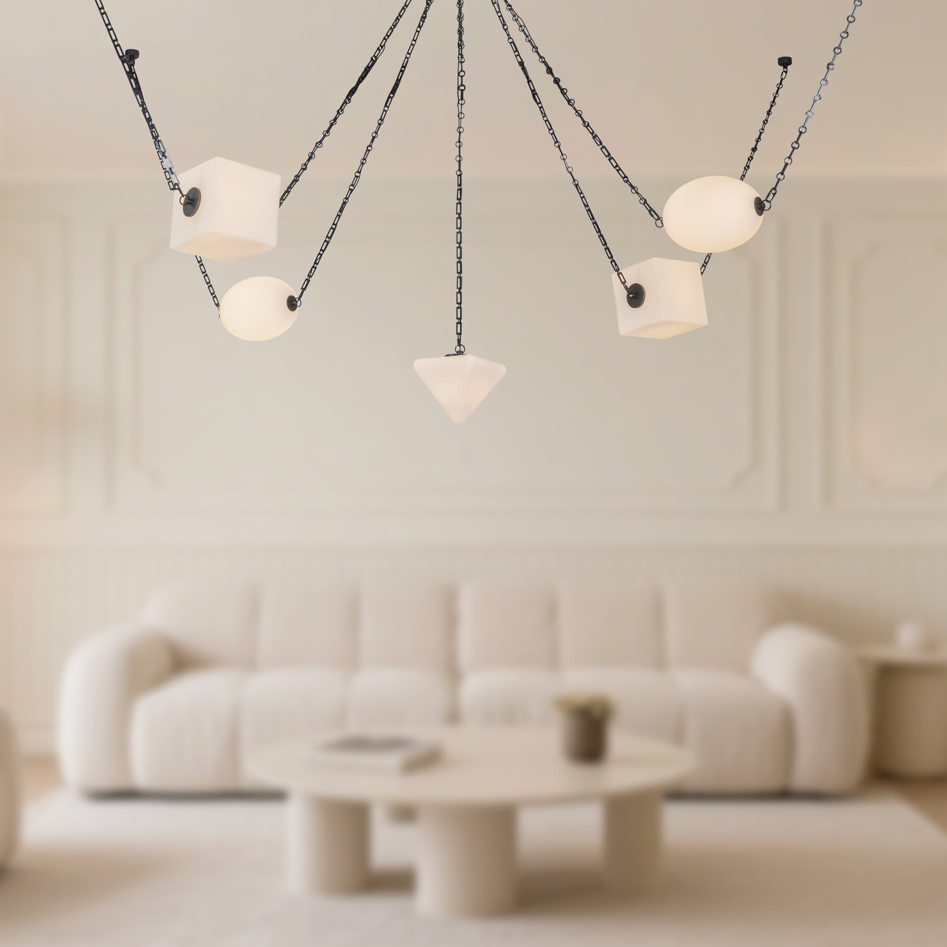 Mineral Chandelier