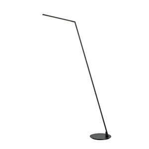 Miter 58-in Brushed Gold LED Floor Lamp