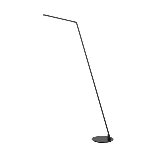 Miter 58-in Brushed Gold LED Floor Lamp