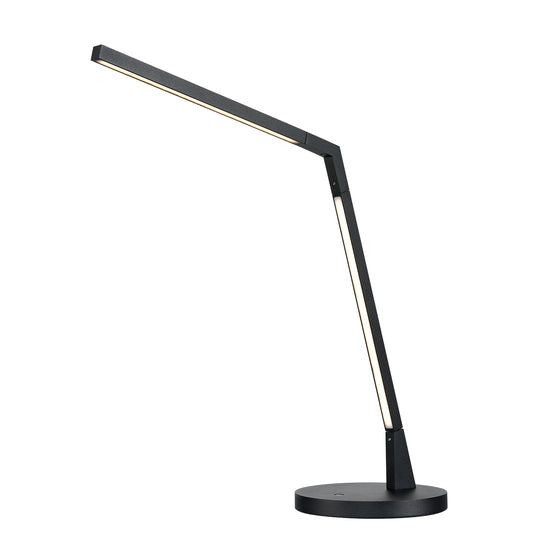 Miter 17-in White LED Table Lamp