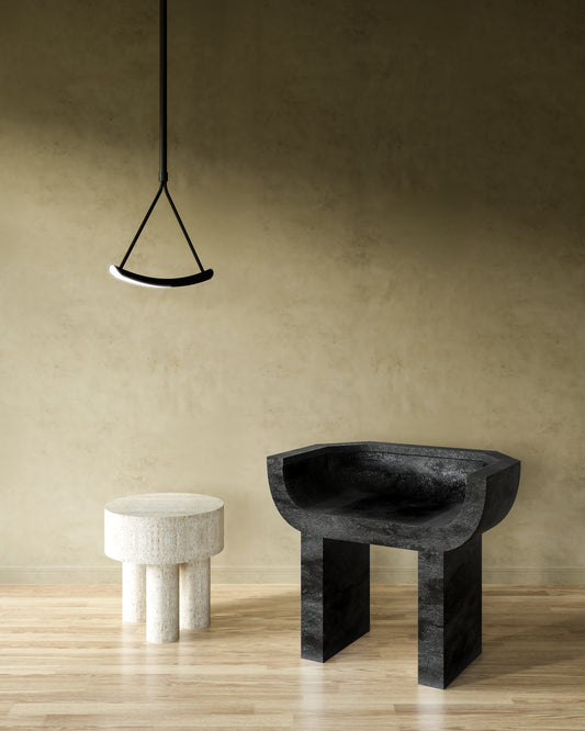 Mobil 11-in Black LED Pendant