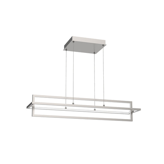 Mondrian 36-in Black LED Linear Pendant