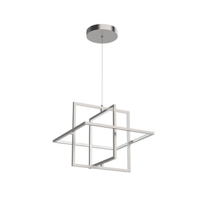 Mondrian 20-in Black LED Pendant