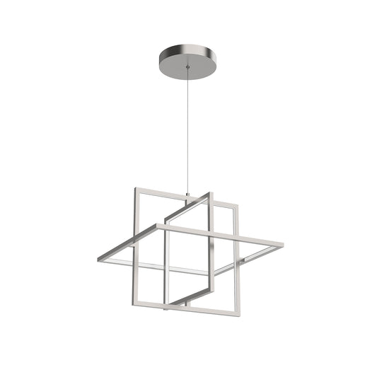 Mondrian 20-in Black LED Pendant