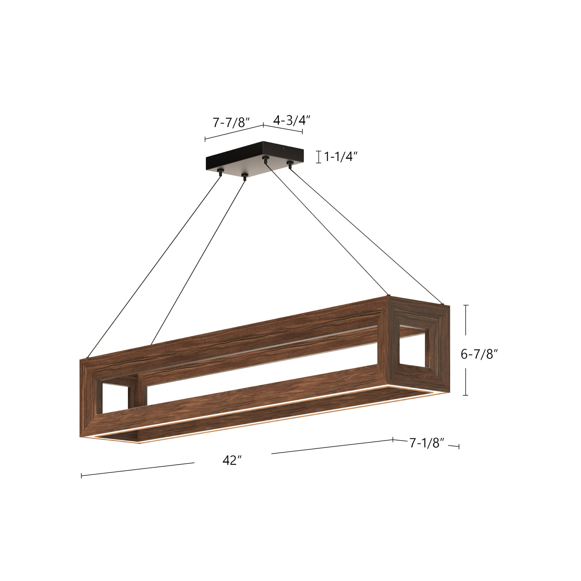 Morina 42-in Linear Pendant