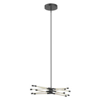 Motif 26-in Black LED Linear Pendant