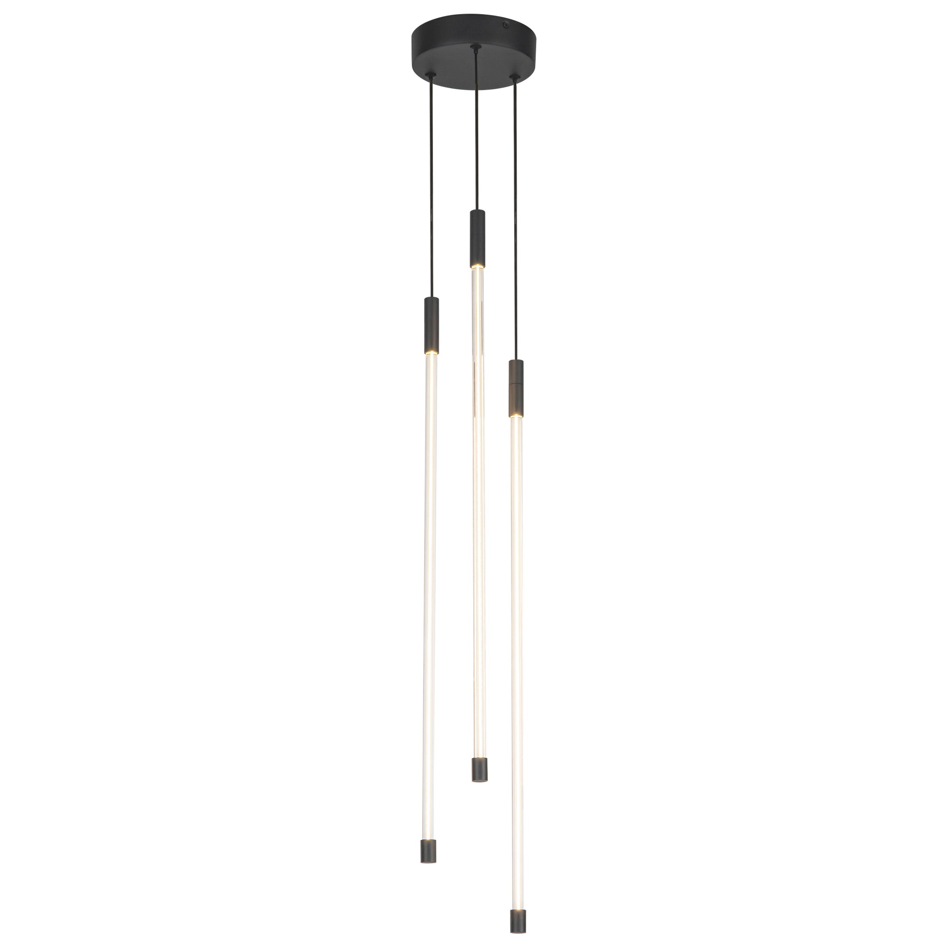 Motif 27-in Brushed Gold LED Multi Pendant