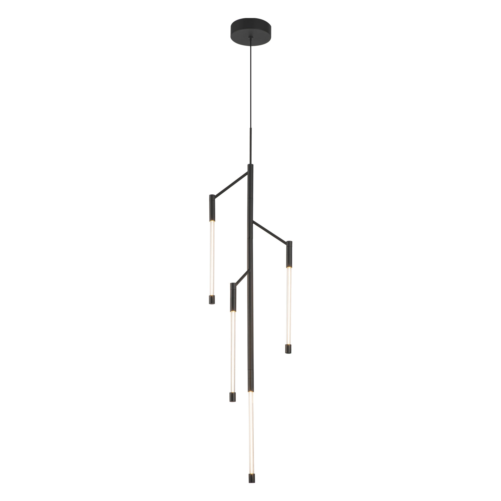 Motif 38-in Black LED Pendant