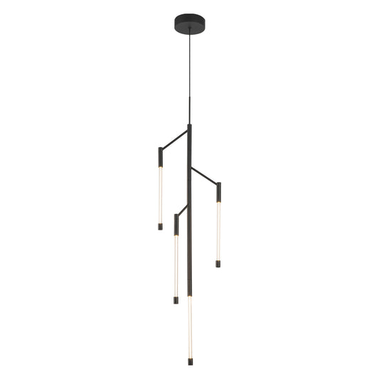 Motif 38-in Black LED Pendant