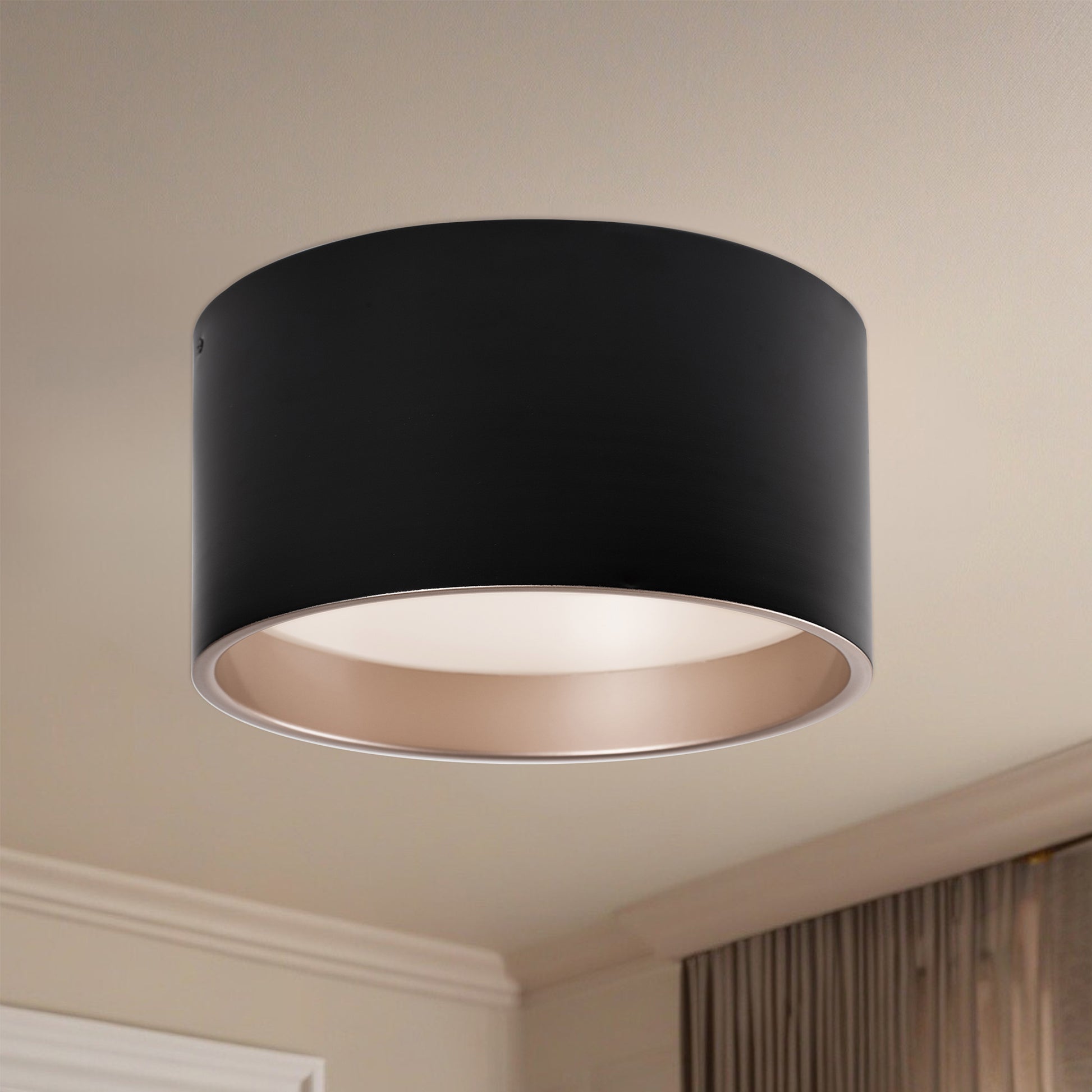 Mousinni 14-in Flush Mount
