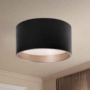 Mousinni 14-in Flush Mount