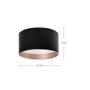 Mousinni 14-in Flush Mount