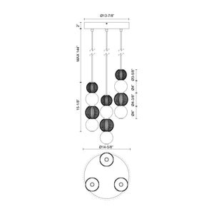 Onyx Multi Pendant