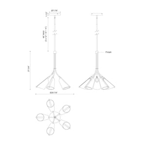 Mulberry Chandelier