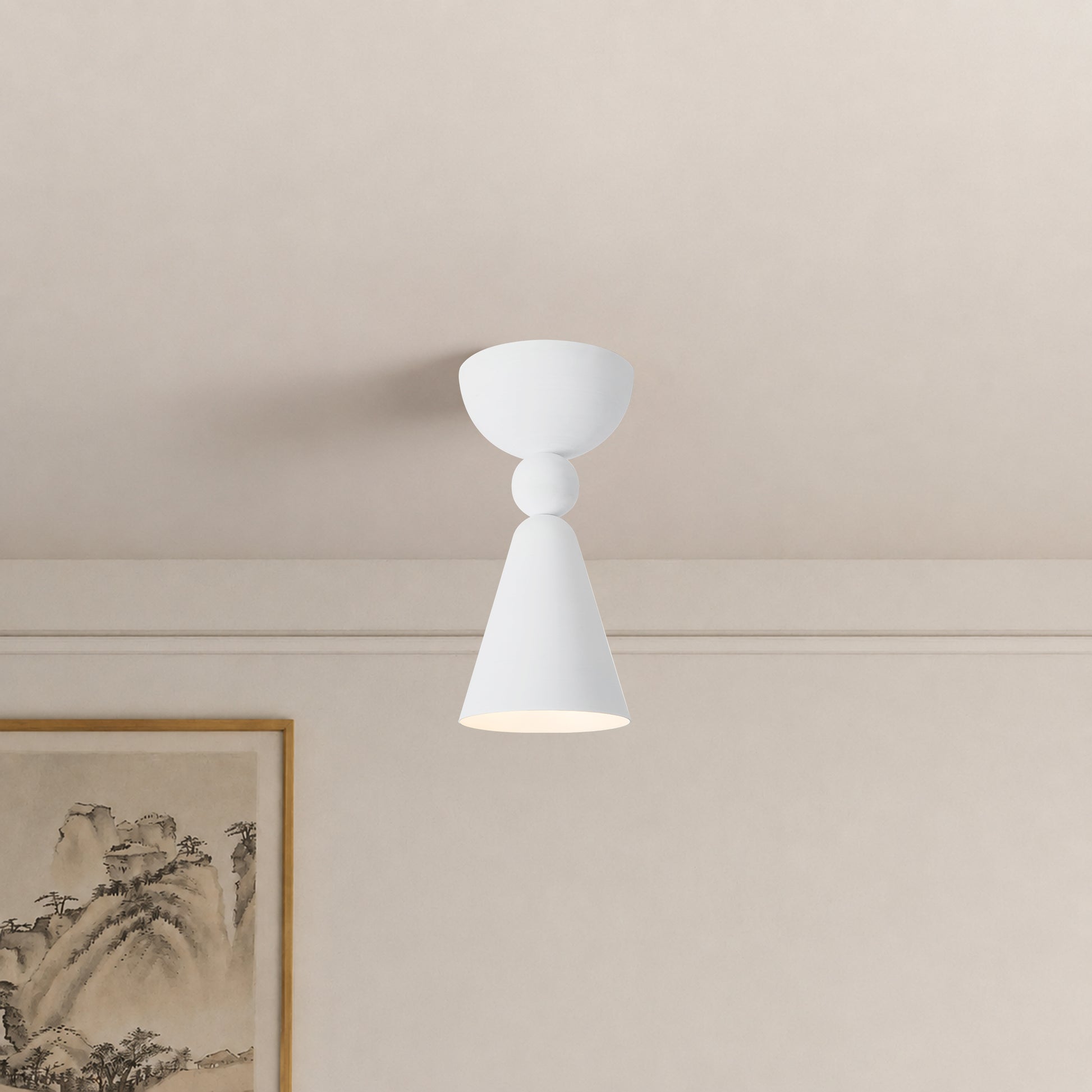 Murphy 4-in Semi-Flush Mount