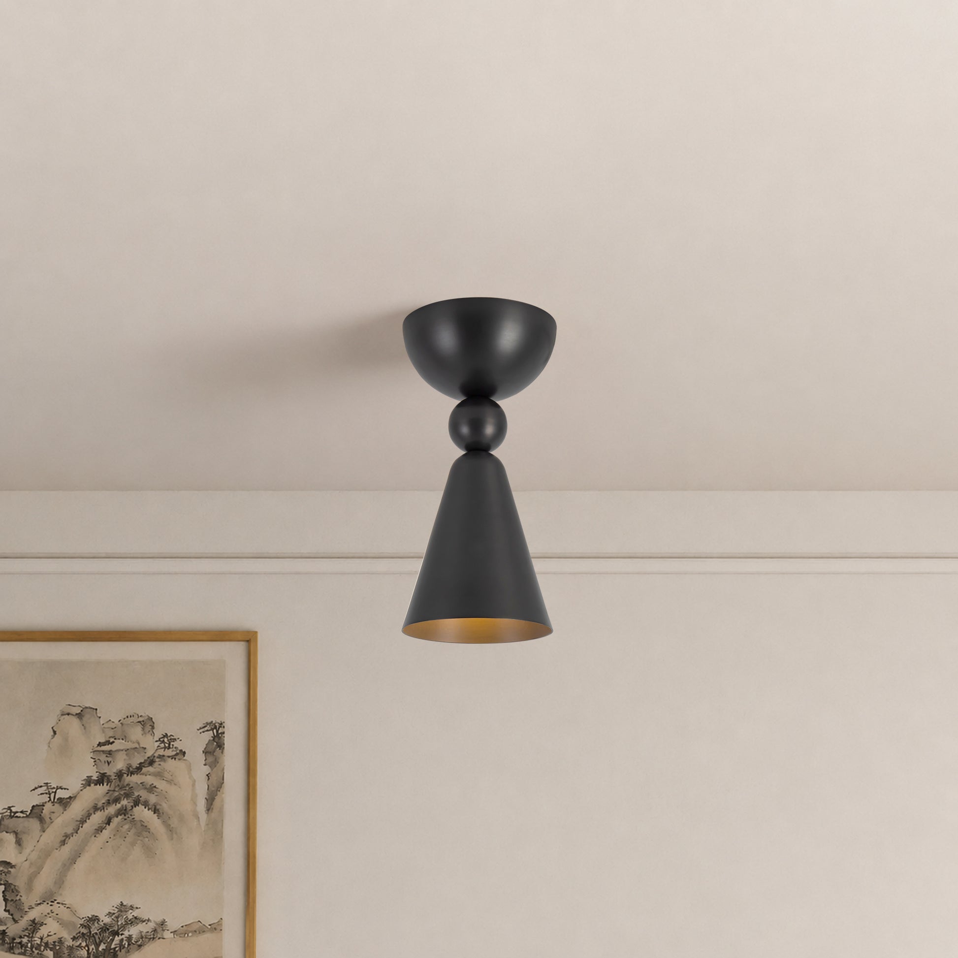 Murphy 4-in Semi-Flush Mount