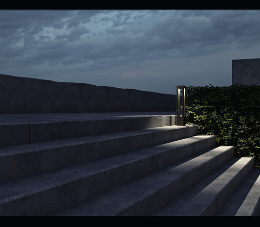 Napa 36-in Black LED Exterior Bollard