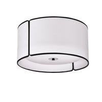 Notched Drum 3LT Flush Mount
