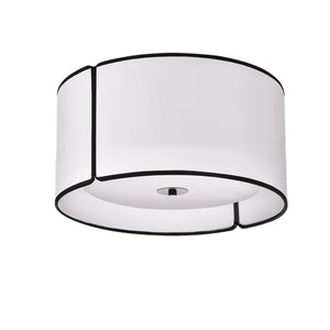 Notched Drum 3LT Flush Mount