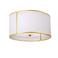Notched Drum 3LT Flush Mount