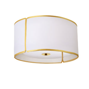 Notched Drum 3LT Flush Mount