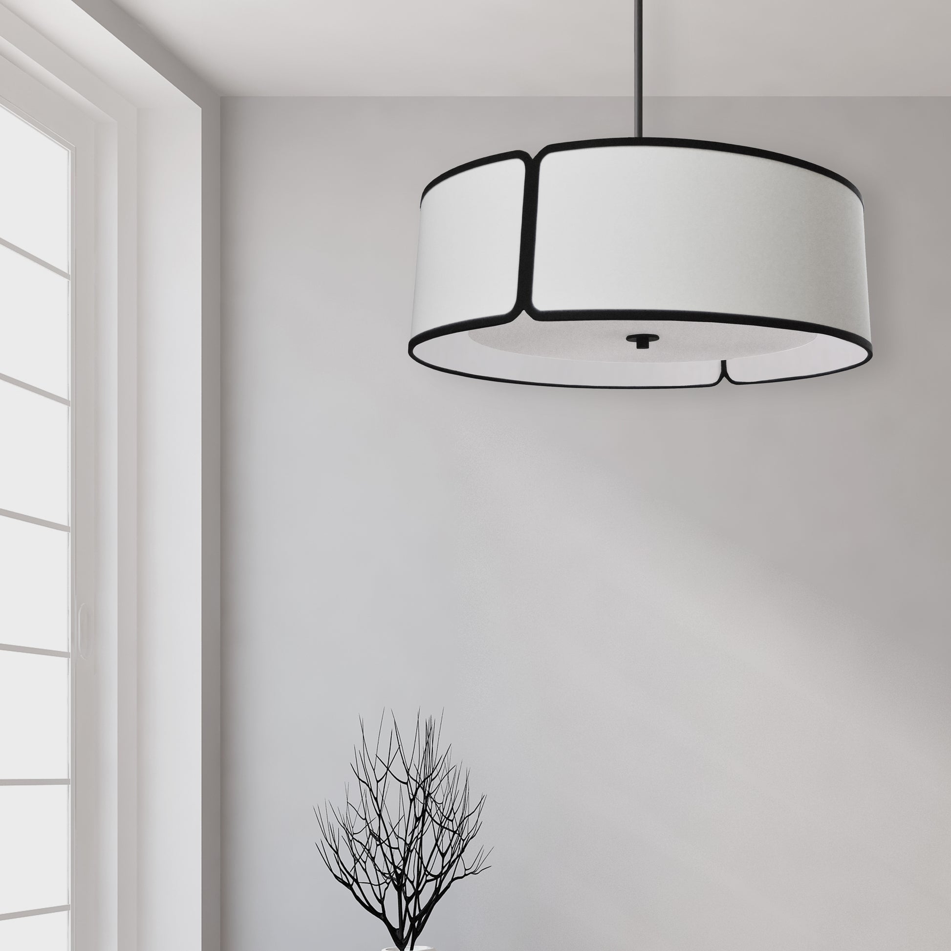 Notched Drum 4LT Pendant