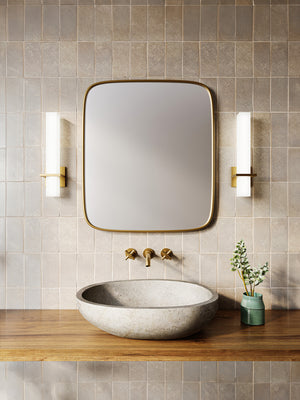 Nepal 18-in Brushed Gold LED Wall Sconce