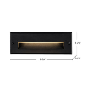 Newport 10-in Gray LED Exterior Wall/Step Lights