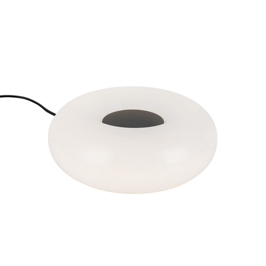 Nimbus 8-in Vintage Brass/Opal Glass LED Table Lamp