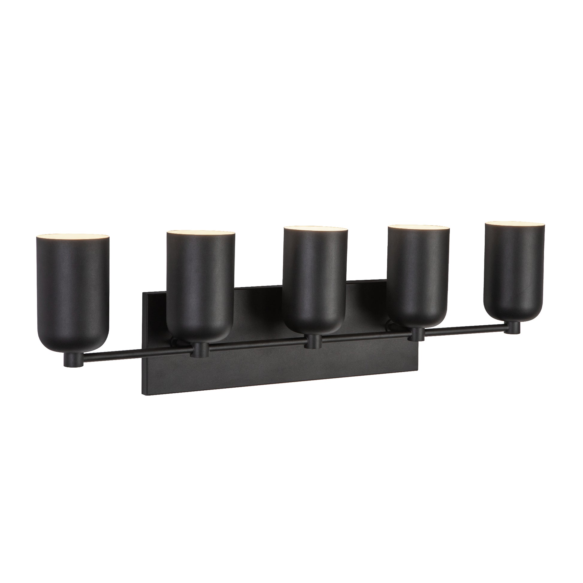 Nola 31-in Chrome/Glossy Opal Glass Socket Vanity Light