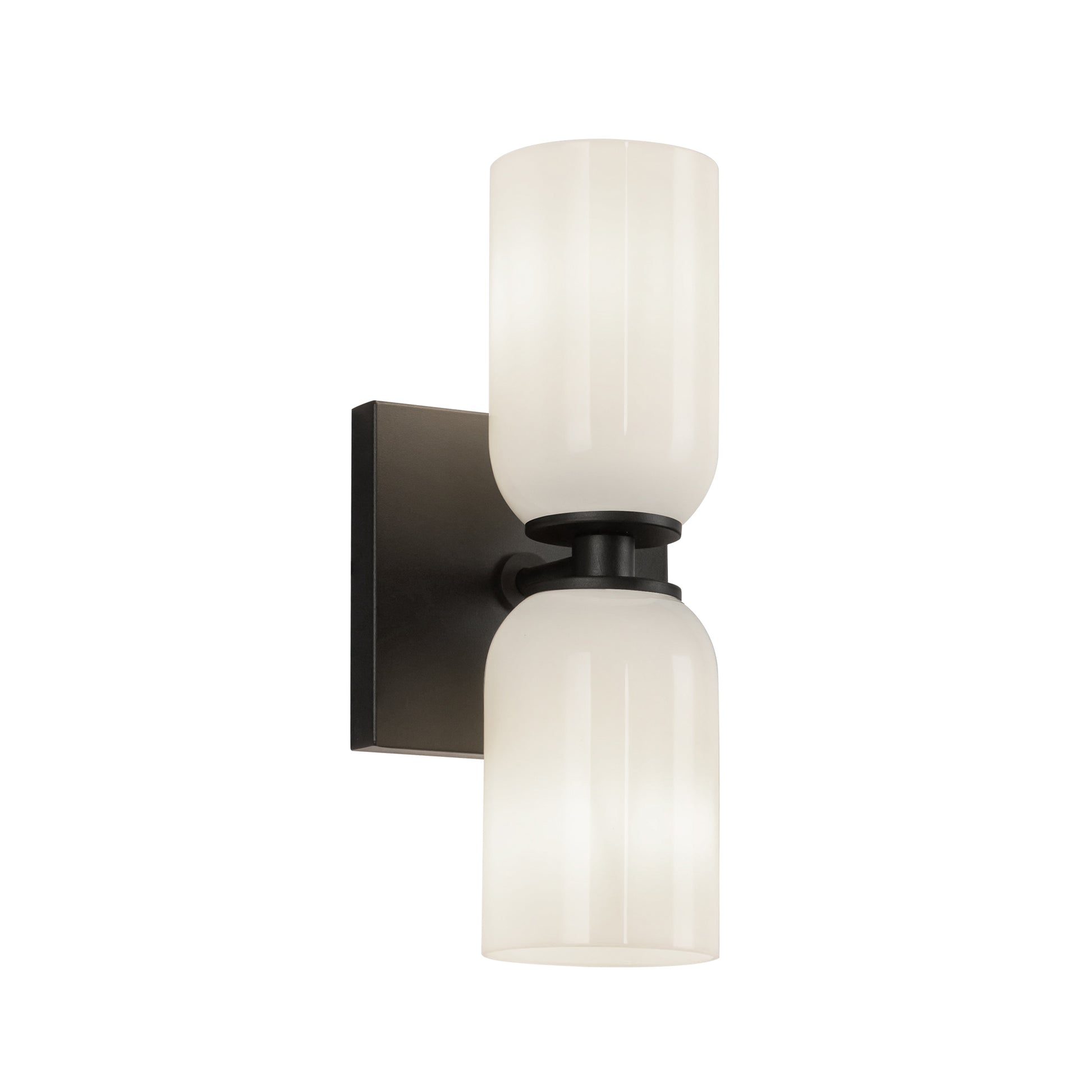 Nola 3-in Chrome/Glossy Opal Glass Socket Wall Sconce