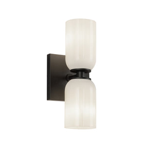 Nola 3-in Chrome/Glossy Opal Glass Socket Wall Sconce