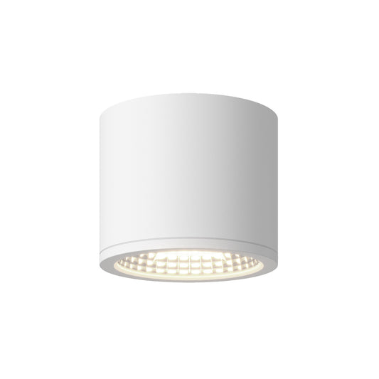 Nordic 4-in (5-in Dia.) Black LED Exterior Ceiling